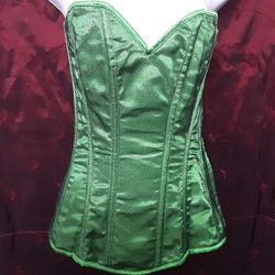 Green With Glitter Corset 