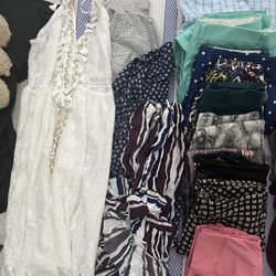 assortment of women’s clothing 