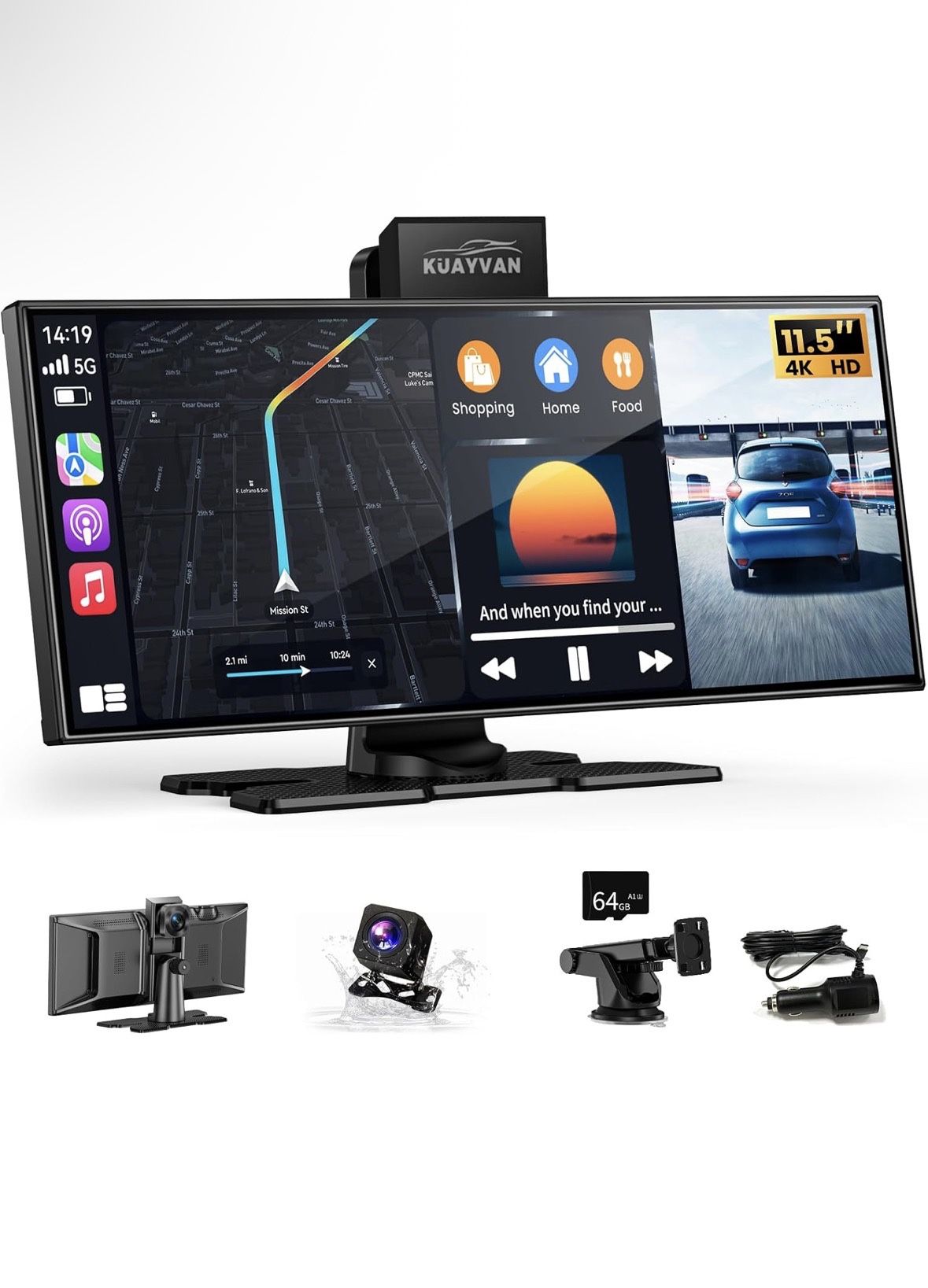 Wireless CarPlay Screen