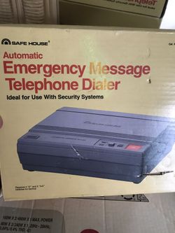 Safe home emergency message dialer