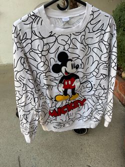 Mens mickey crewneck