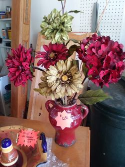 Rustic fall flower arrangement $12