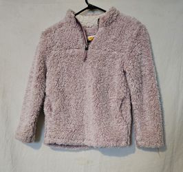 C&C California  Children's 1/4 Zip Frosty Tipped Pile Pullover
