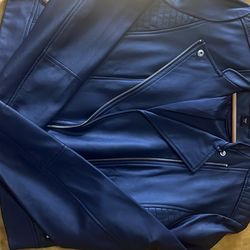 Navy blue jacket super cute and fashionable