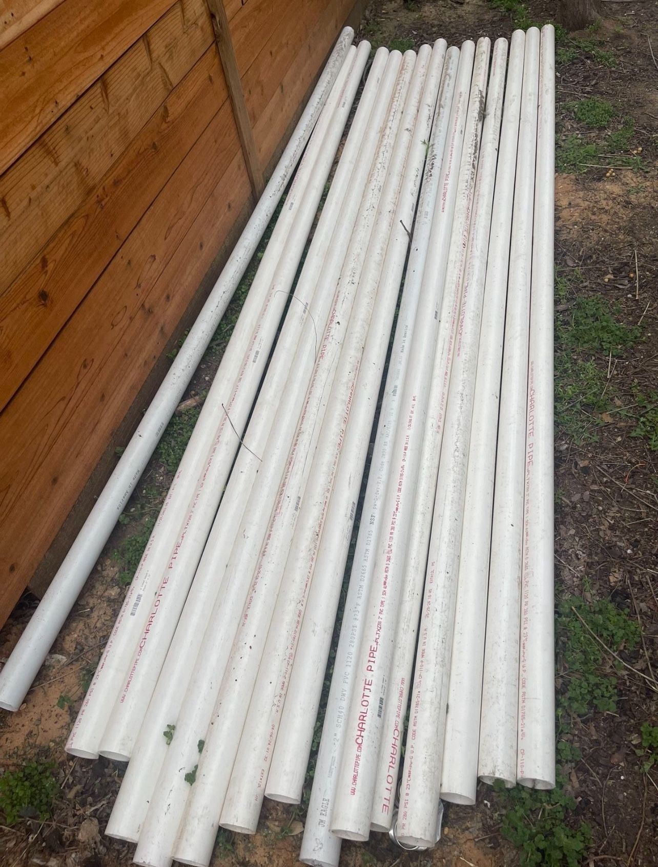 20 Pipes PVC 2 In