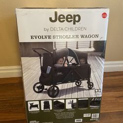 JEEP STROLLER AND WAGON BRAND NEW FOR TWO KIDS SETS BELT 👶👶🧒🧒🔥
