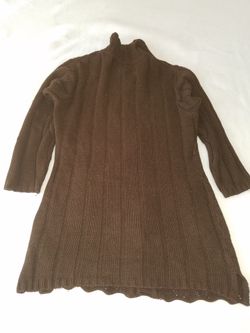 DJ&C DARK BROWN XL FITTED CARDIGAN SWEATER EUC for Sale in Edison, NJ ...