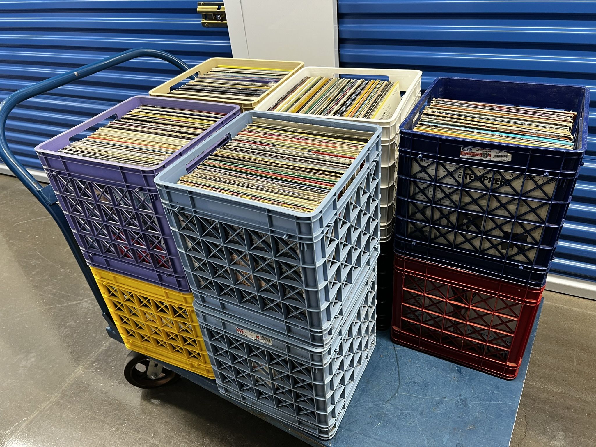 Large Dj Record Collection Just Acquired