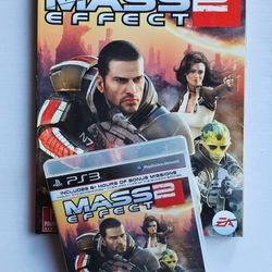 Mass Effect 2 (PS 3) with Prima Game Guide. Like New
