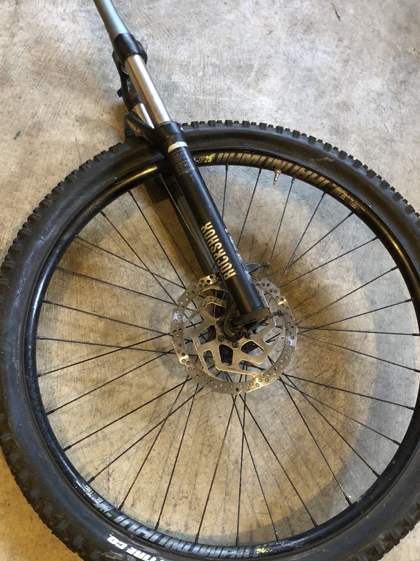 RockShox Fork And Front Wheel