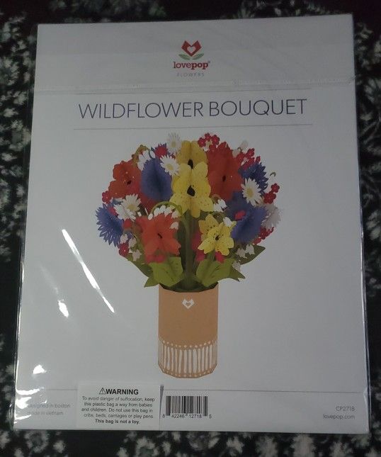 Love Pop 3-D Wild Flower Bouquet