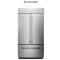 KitchenAid 42” Built-In French Door Refrigerator – Stainless Steel – Brand New