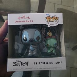 Stitch & Scrump Ornament Funko Pop