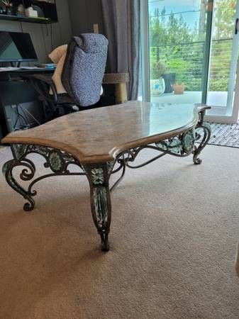 Wrought Iron Italian Coffee Table

