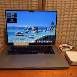 16” M1 Max MacBook Pro 64gb 2TB #911