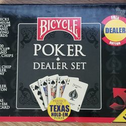 Bicycle Poker Dealers Set