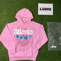 Pink Atlanta Spider hoodie 