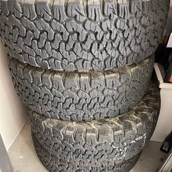 Tires Mud Rugged Off-road All Terrain BFG Ko2 Ridge Grappler Toyo Open Country AT LT MT RT 