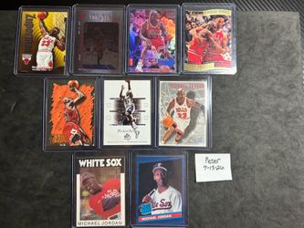 Michael Jordan cards and baseball rc
