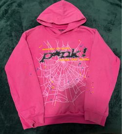Sp5der Pink Hoodie