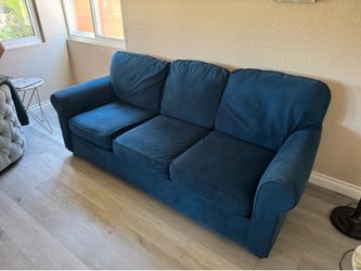 Blue sofa