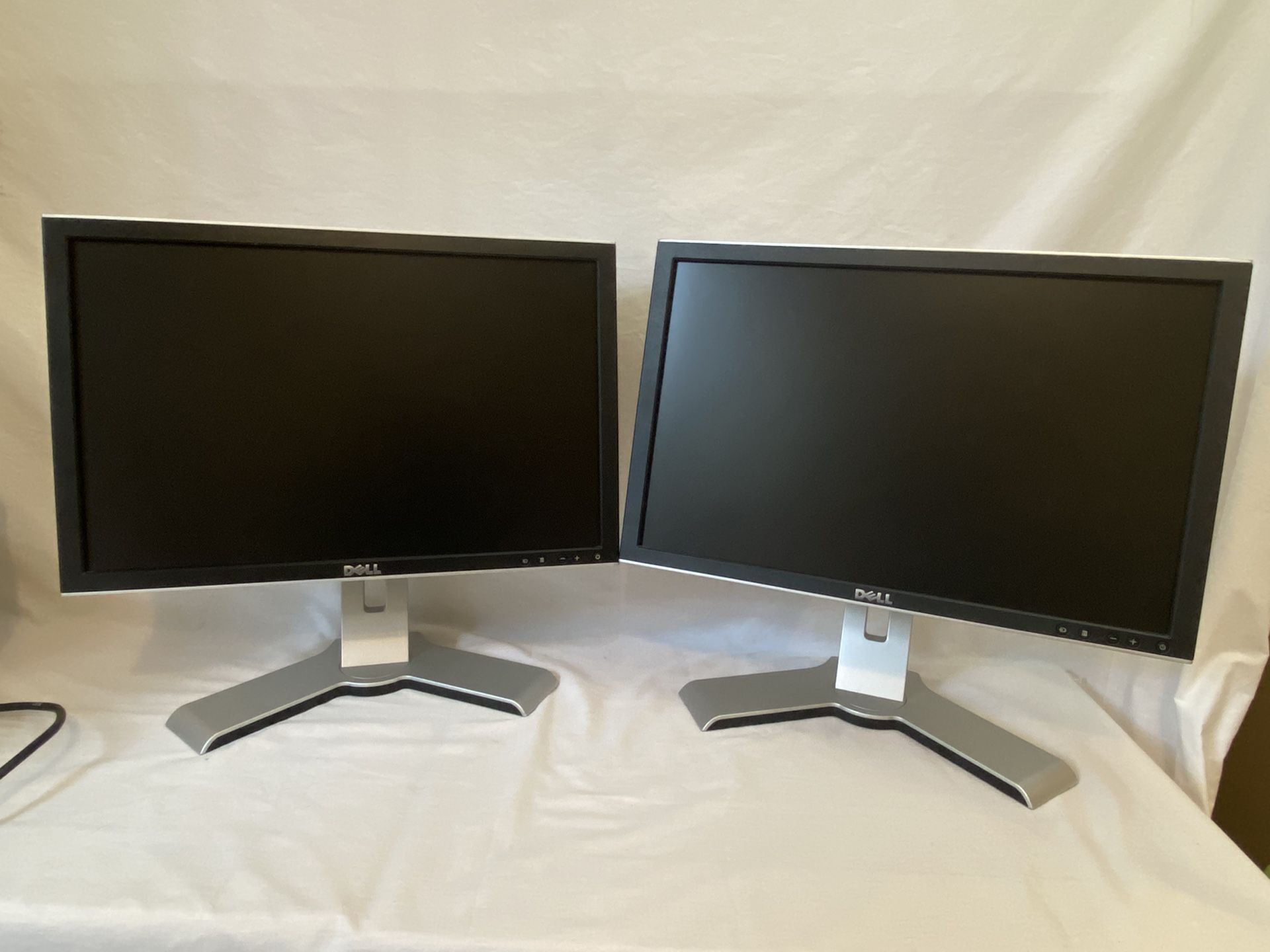 Pair of 2, 19” Dell Widescreen LCD Monitors!