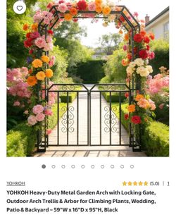 Heavy-Duty Metal Garden Arch