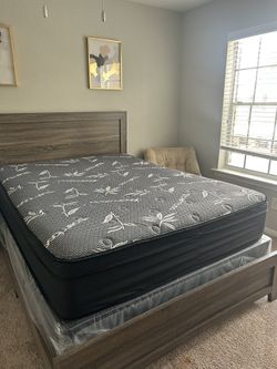 Queen Size Bed Set And Mattress