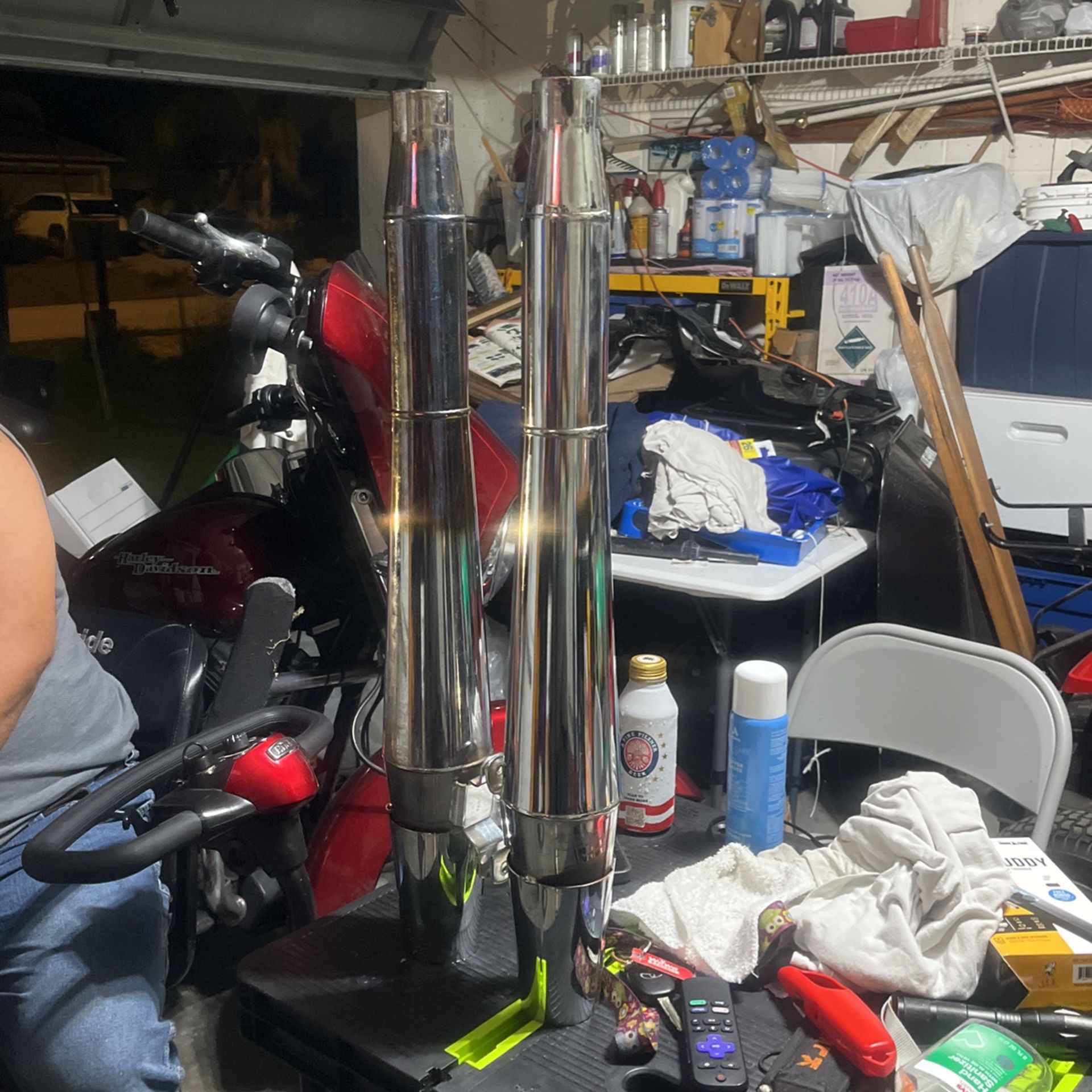 Thunder Header Road Glide Street Glide Slip Ons Mufflers Noise Makers