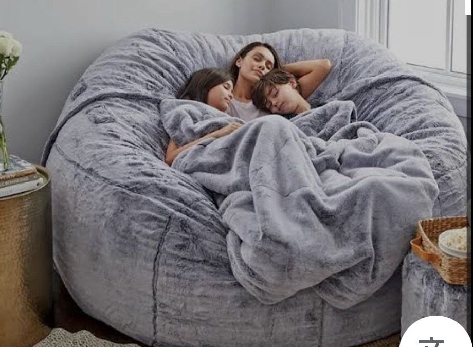 Memorial Day Weekend Price Drop!! Lovesac Supersac with ottoman