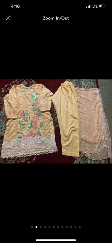 New 3 piece xl charisma laxauary Pakistani dress