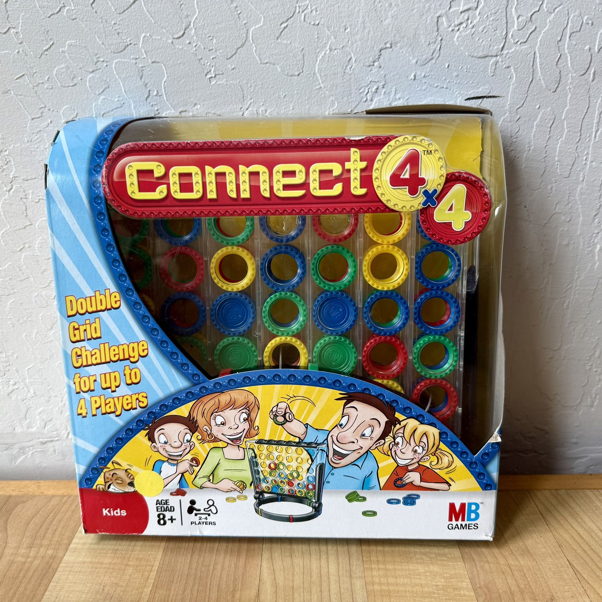 2008 MB Games Connect 4X4 Game - New