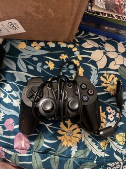Old Skool PS2 Controller Black Wired
