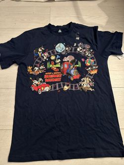 New Disney mickey and minnie's runaway railway tee shirt size S