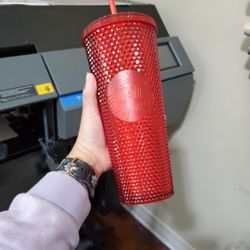 Starbucks Studded Tumbler Ruby Red
