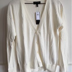 NWT Banana Republic Cardigan Vintage White - XS