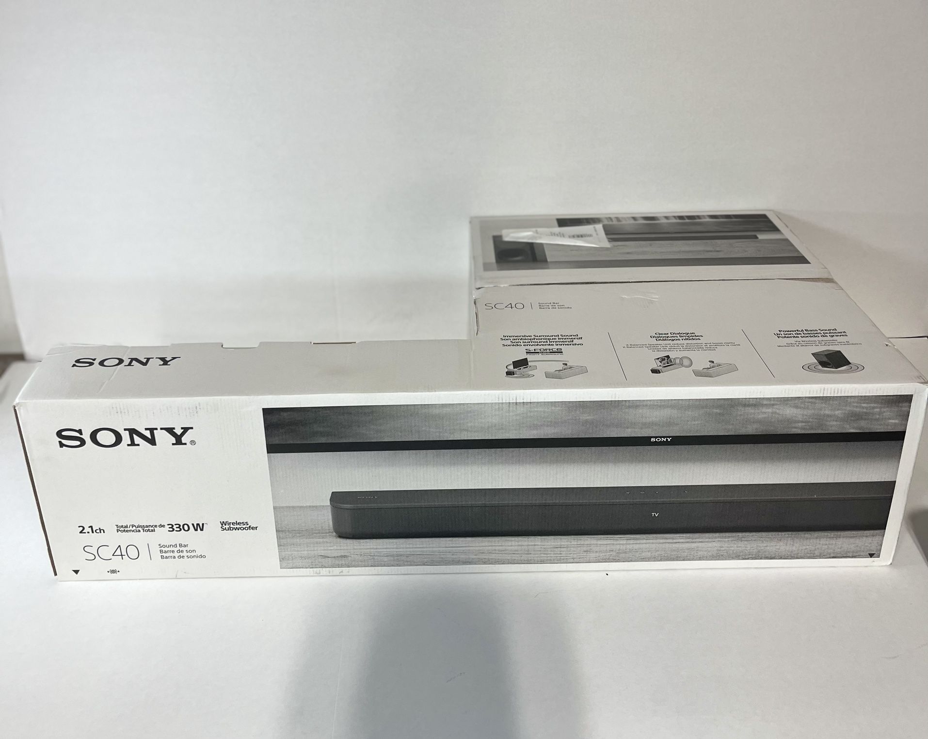 Sony HT-SC40 2.1ch Soundbar w/ Wireless Subwoofer Sound Bar Retail $249 NEW