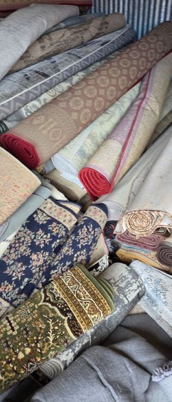 Mixed Lot of Rolled Area Rugs
