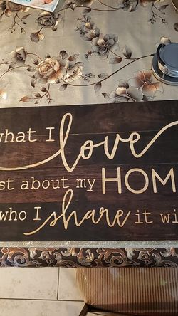 Decor wood frame 24in X 12in