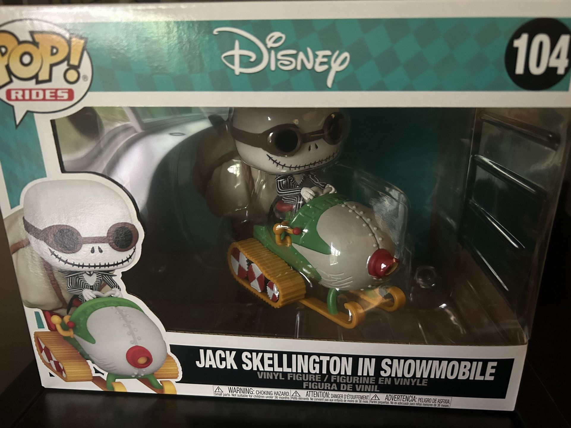 Funko Pop! Jack Skellington In Snow mobile #104