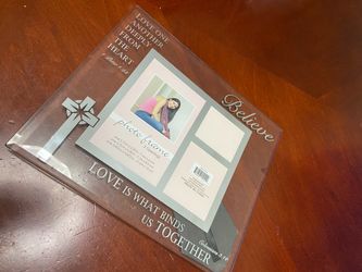 Religious Glass 3-Opening Photo Frame