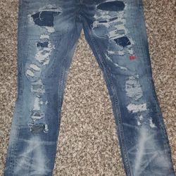 Artmeetschaos Jeans | Art Meets Chaos by Donwan Harrell  men's Size: 38