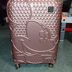 Mickey Mouse Gold Suitcase 
