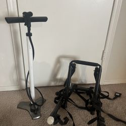 Bike Pump And Car Rack $40