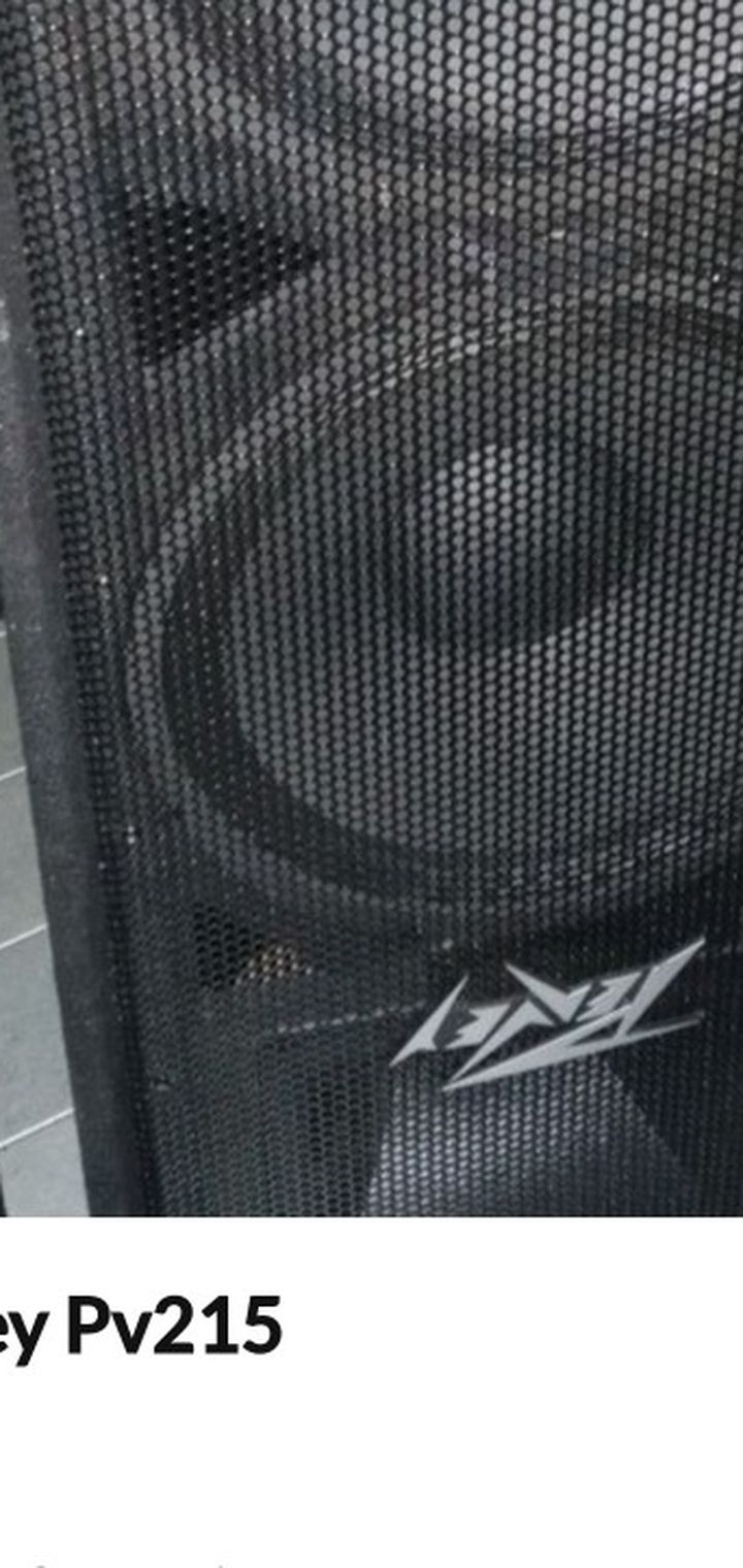 Pair Pv Double 15 Passive Dj Speakers