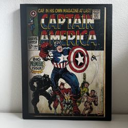 Captain America Canvas Print