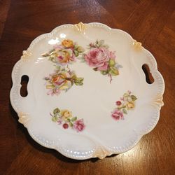 Vintage Cabinet Plate With Handles