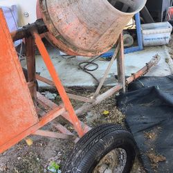 Canoga Electrical Cement Mixer Towable 