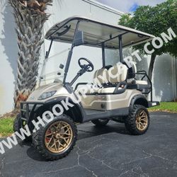2025 ICON i40L Electric Golf Cart - 4 Passenger - Champagne w/Upgraded Rims & Tires