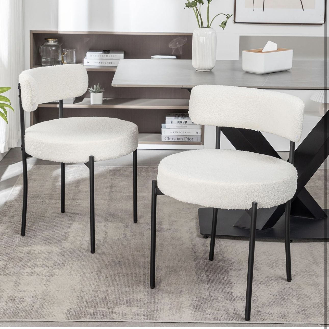 Dining Chairs Set of 2,
